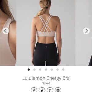 Nude lululemon bra